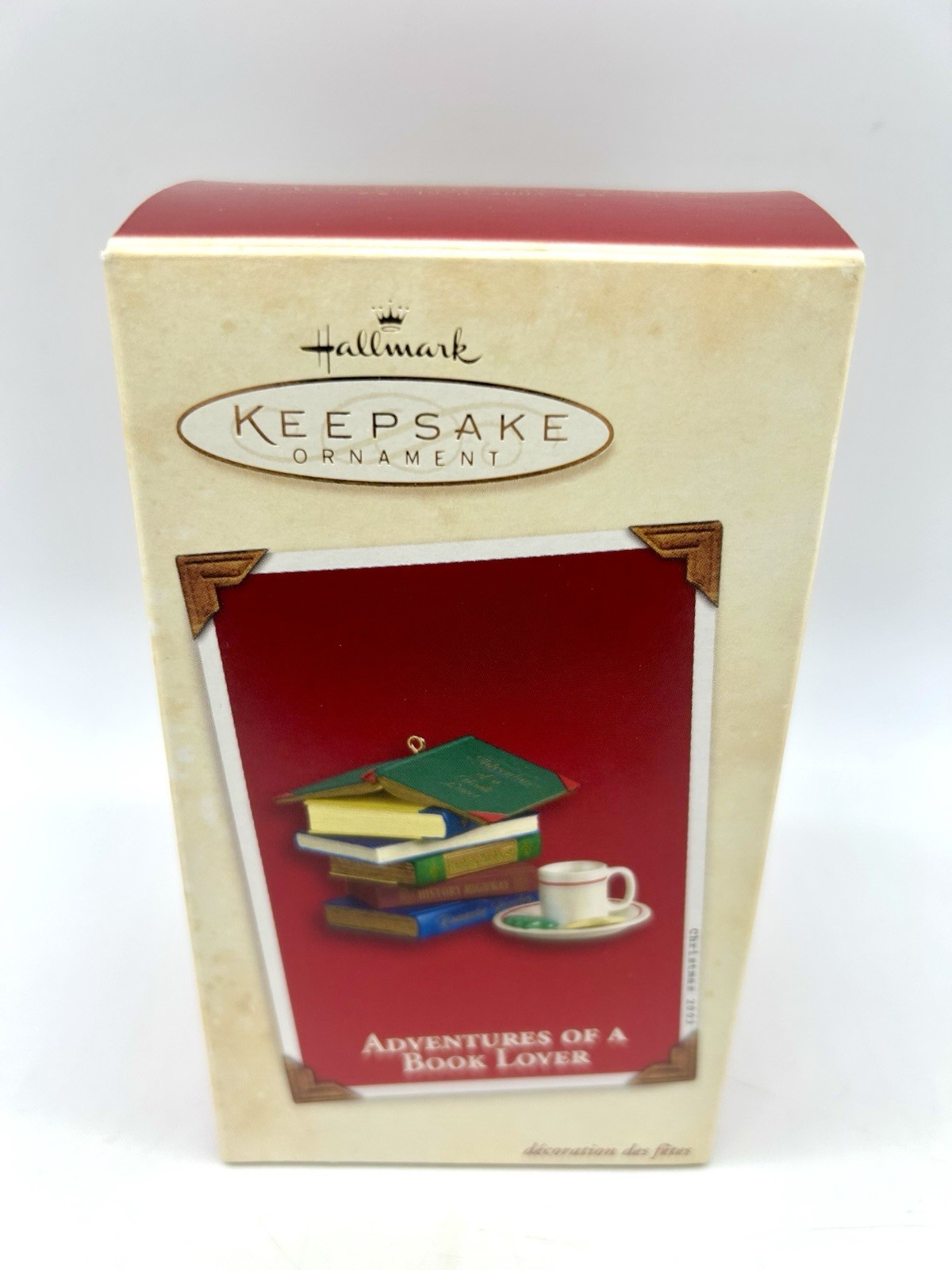 Hallmark Keepsake Christmas Ornament Adventures Of A Book Lover 2003 NIB
