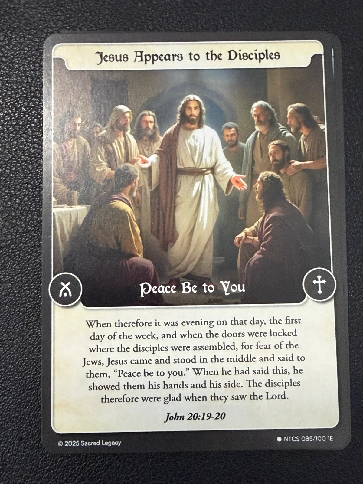 2025 Sacred Legacy 1E First Edition Jesus Appears to the Disciples John 20:19-20