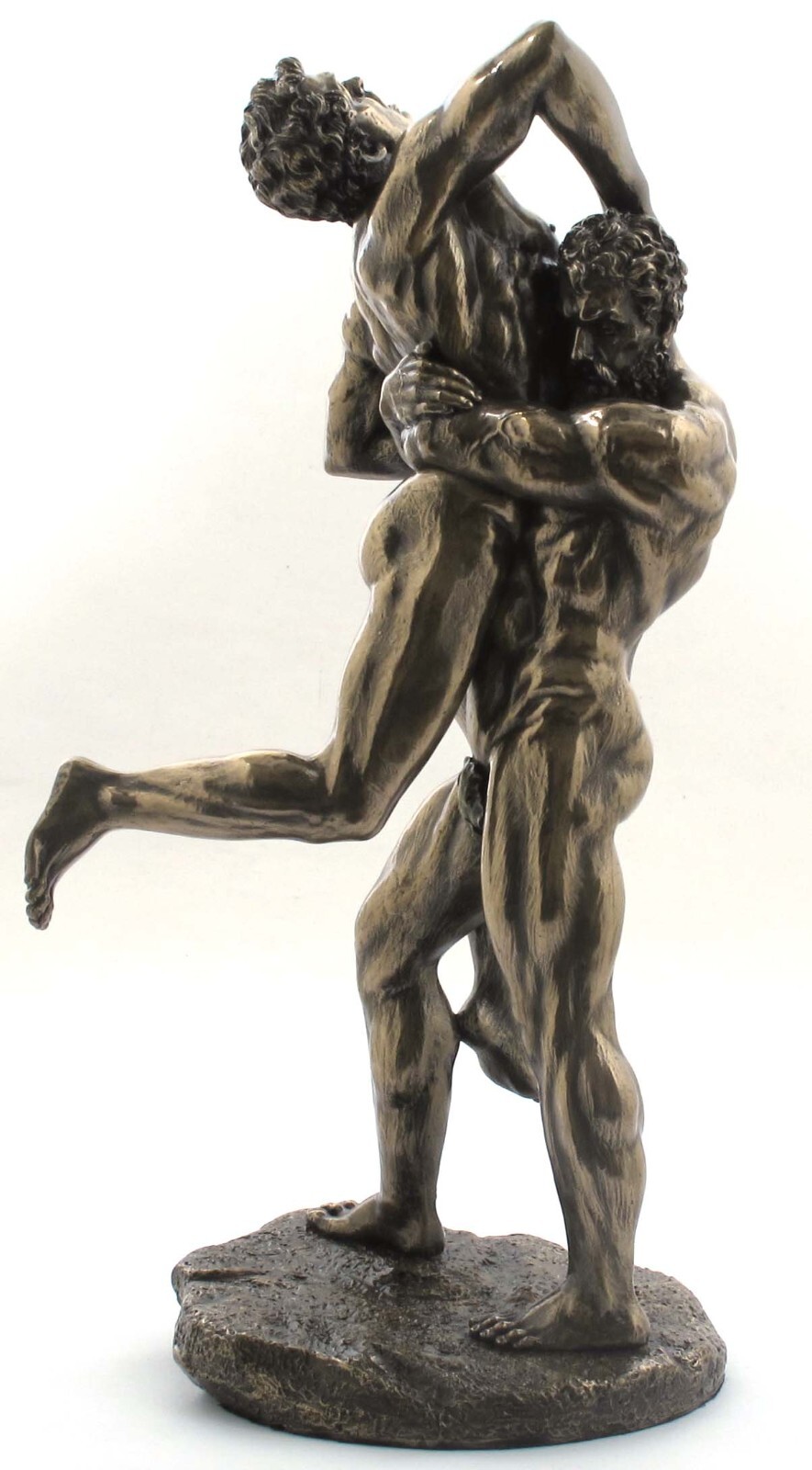 Hercules And Antaeus Sculpted & Handcrafted Cold Cast Bronze Finish