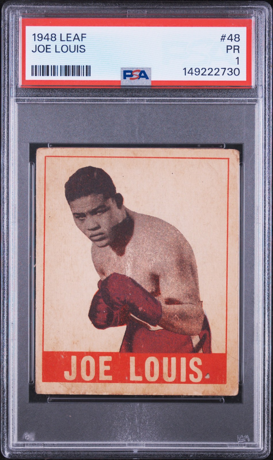 1948 LEAF #48 JOE LOUIS PSA 1
