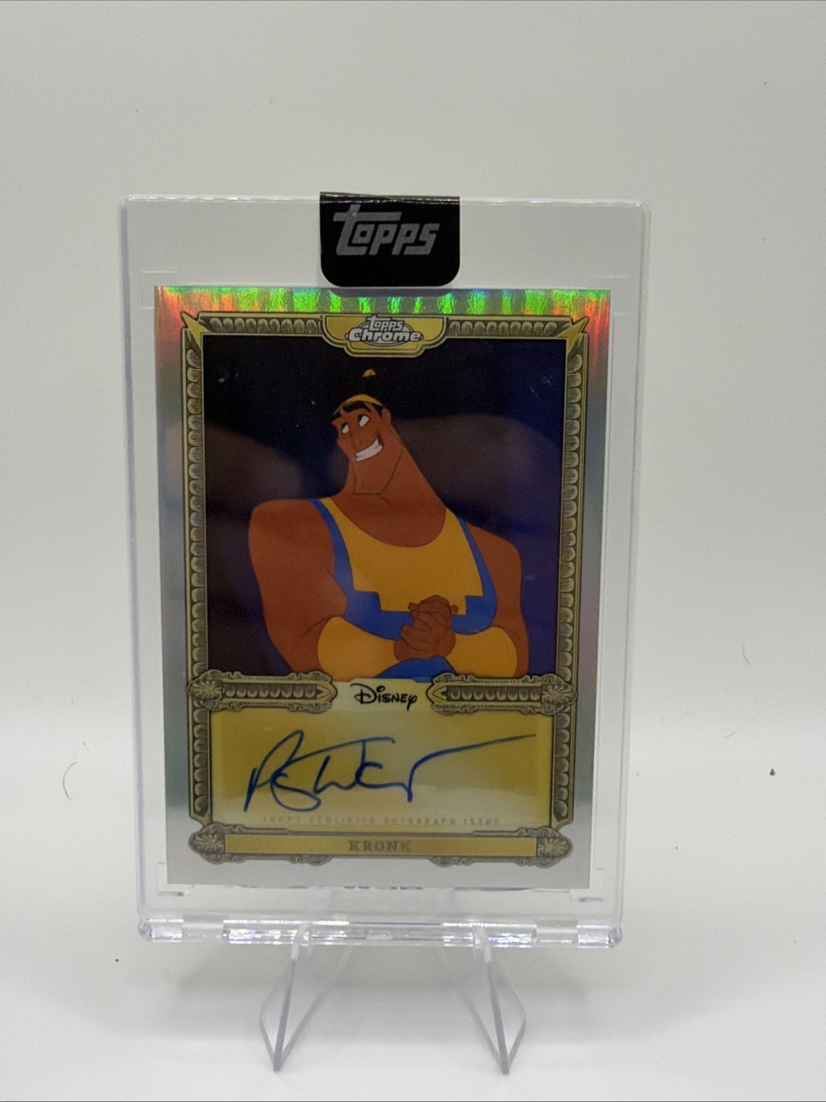 2026 Topps Disney Mint Kronk Encased auto Patrick Warburton 2026 Topps Disney Mint Kronk Encased auto Patrick Warburton