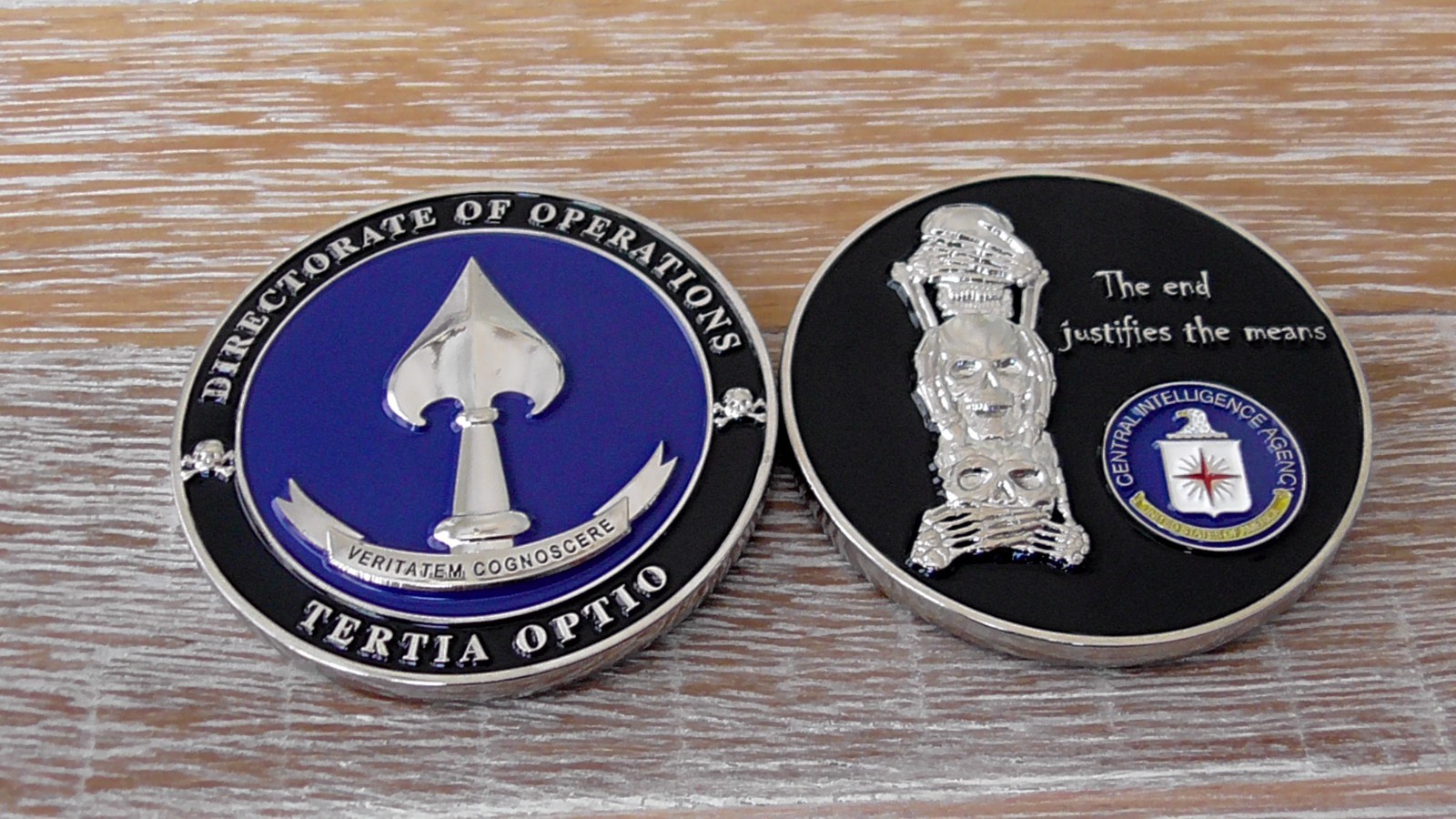 Directorate of Operations Central Intelligence Agency DO CIA Challenge Coin