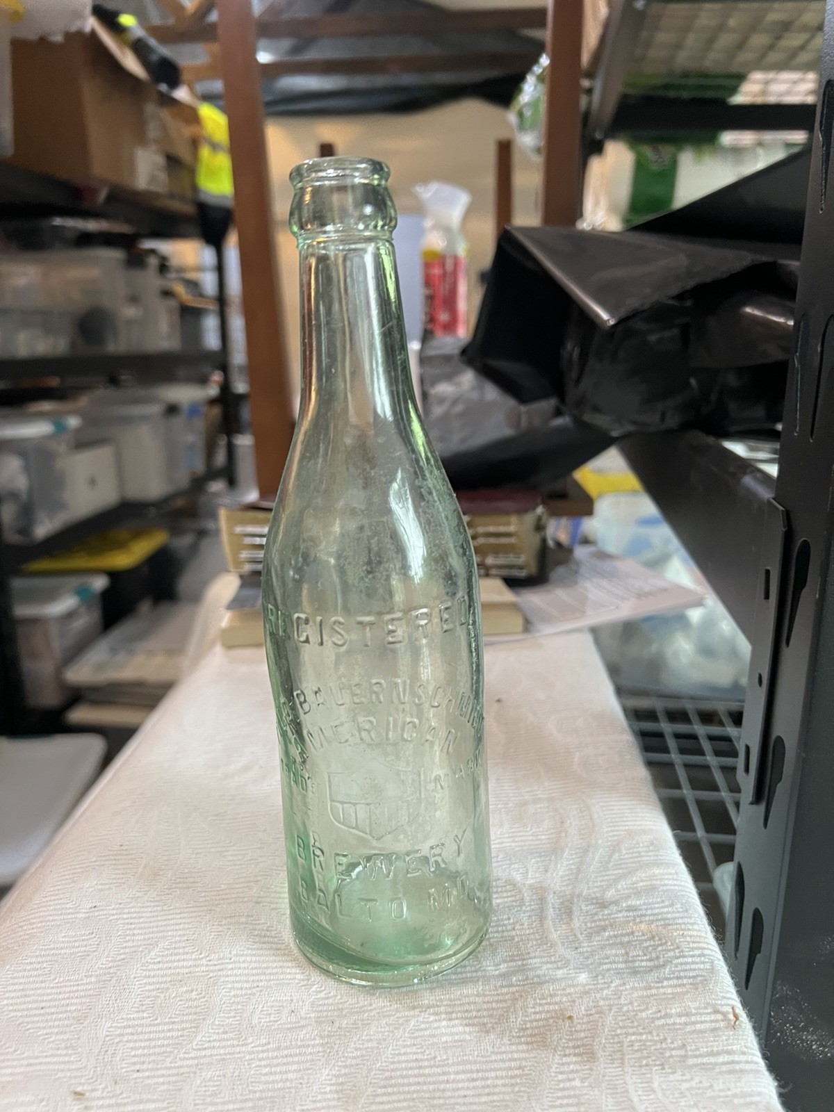 Vintage Baltimore Brewery, Bottle Braershmidt American Brewery, Beer
