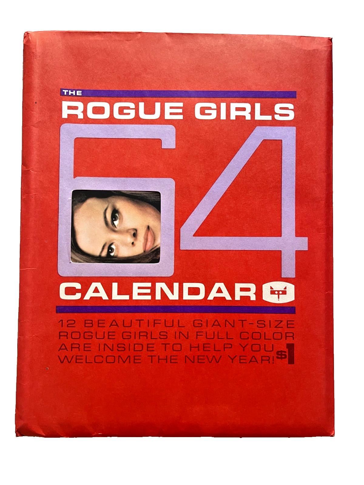 Vintage - THE ROGUE GIRLS CALENDAR 1964 - Giant Size Calendar With Sleeve Vintage - THE ROGUE GIRLS CALENDAR 1964 - Giant Size Calendar With Sleeve