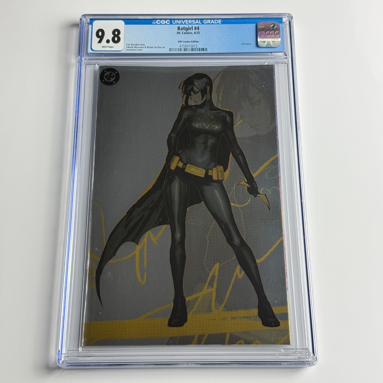 Batgirl #4 CGC 9.8 Sozomaika KRS Comics Foil Variant MegaCon Exclusive LTD 500 Batgirl #4 CGC 9.8 Sozomaika KRS Comics Foil Variant MegaCon Exclusive LTD 500