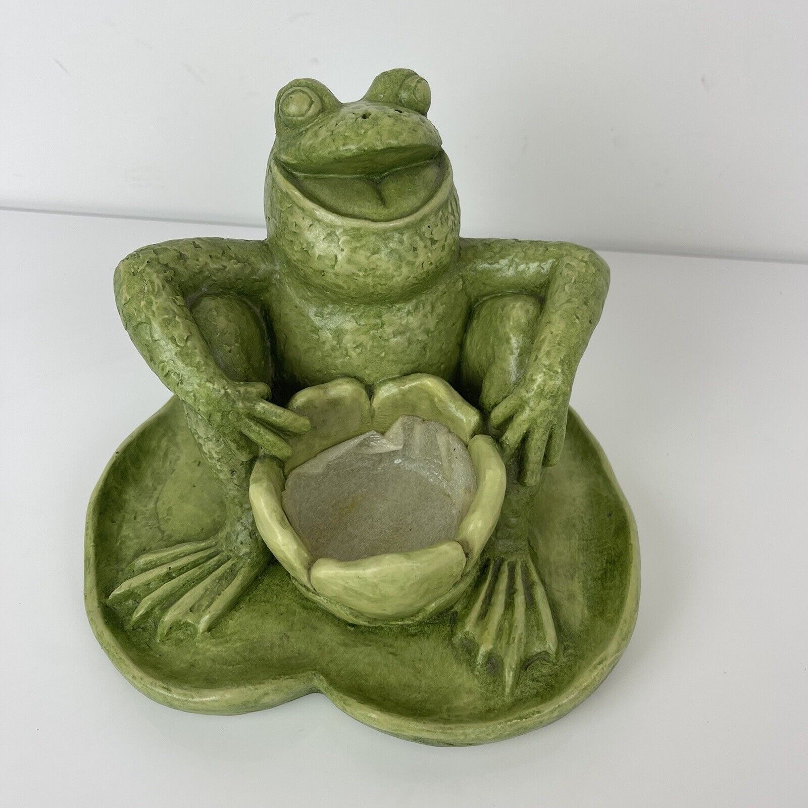 Lazy Frog Candle Holder / Candle Aromatique Summer Sculpture Ring Holder