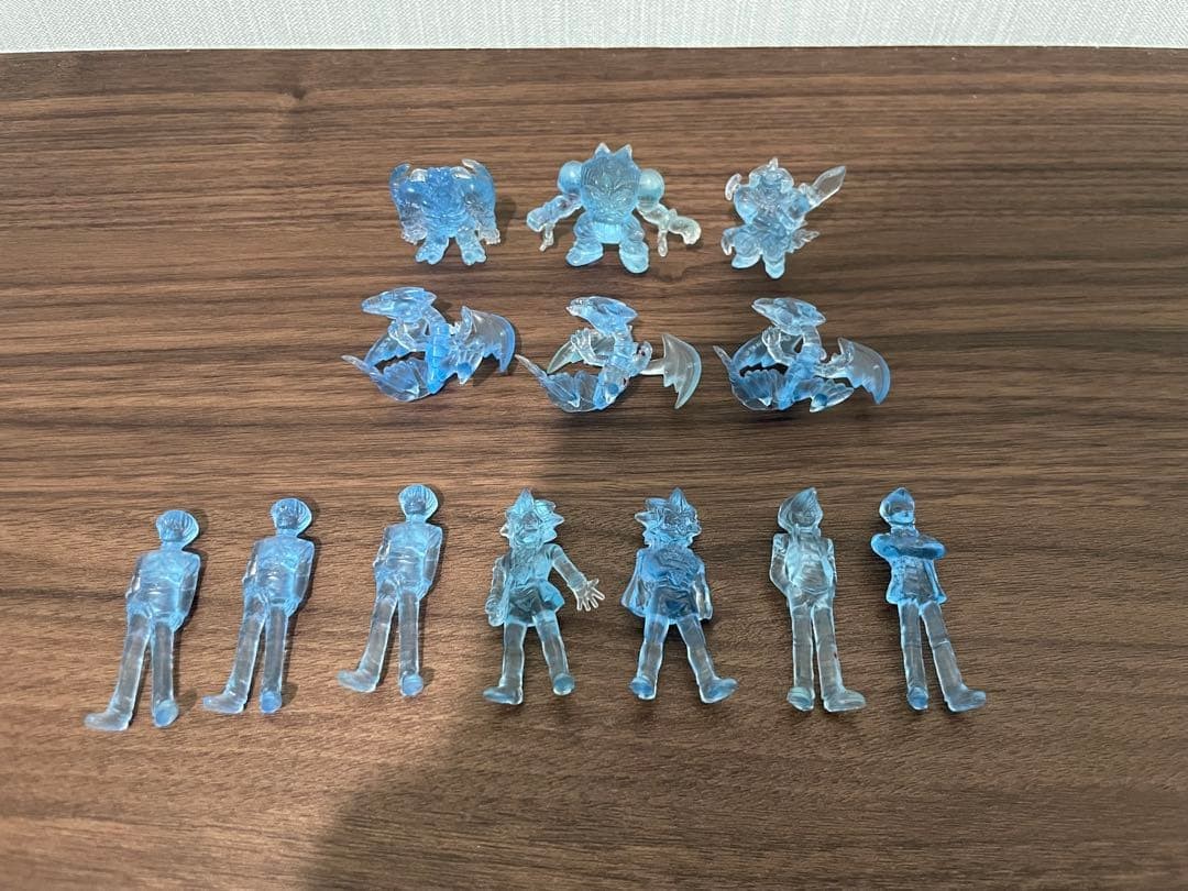 Yu-Gi-Oh Mini Figure Set 13 Clear Blue Duel Monsters Characters
