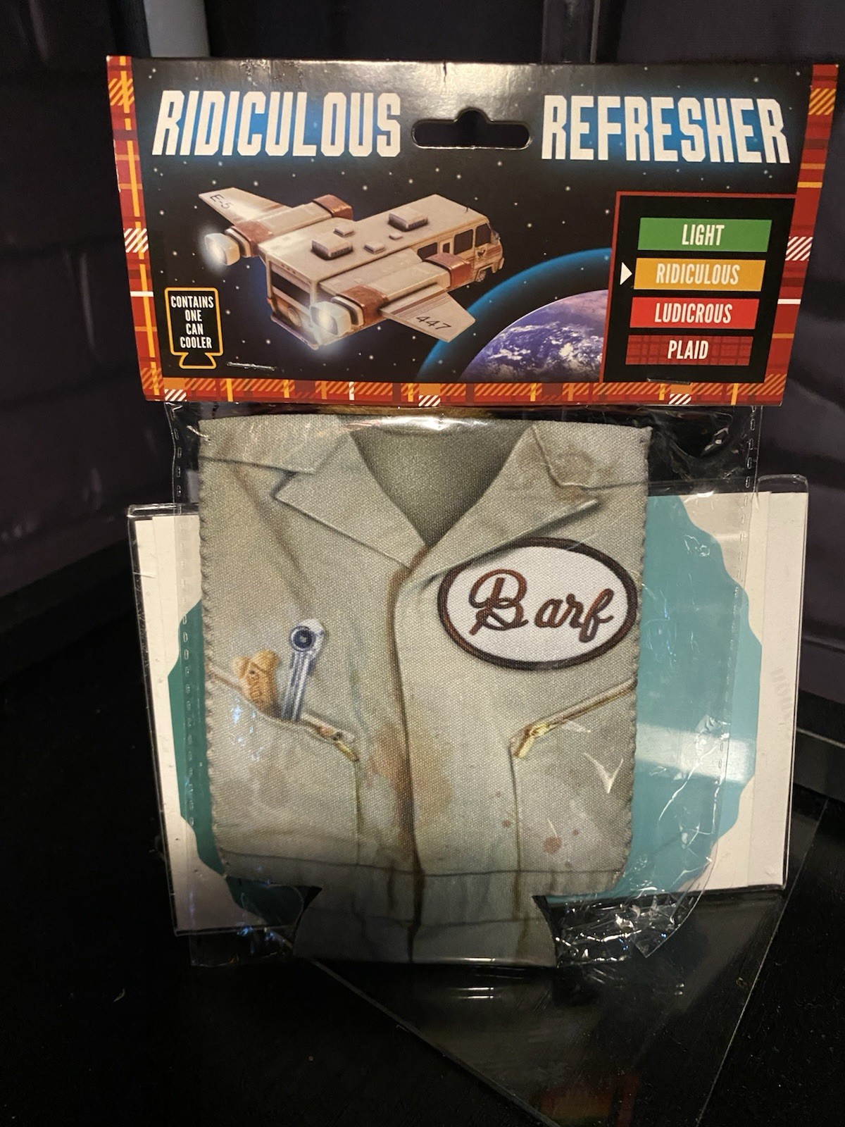 Spaceballs Barf Bottle Koozie – “Ridiculous Refresh” – Rare One-of-a-Kind