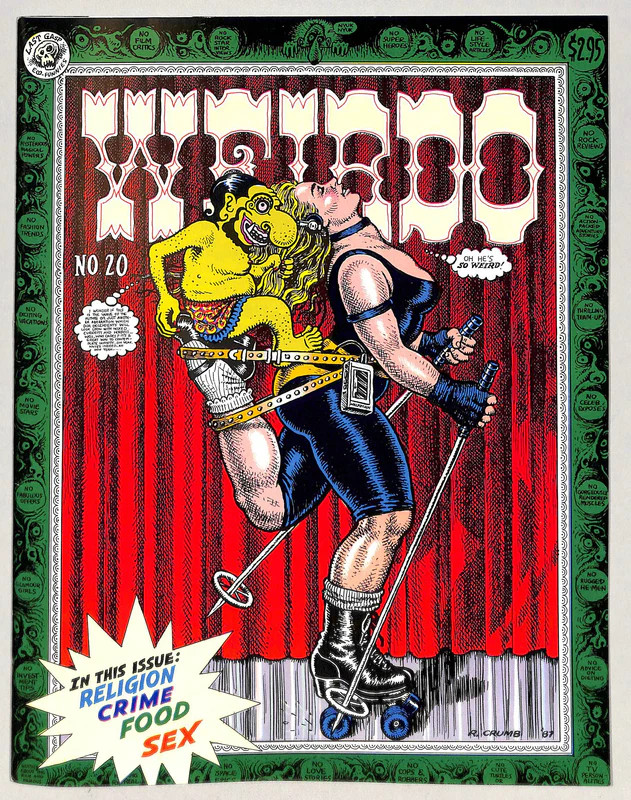 Weirdo #20 1987 Last Gasp R Crumb Cover VF Underground Comic Magazine