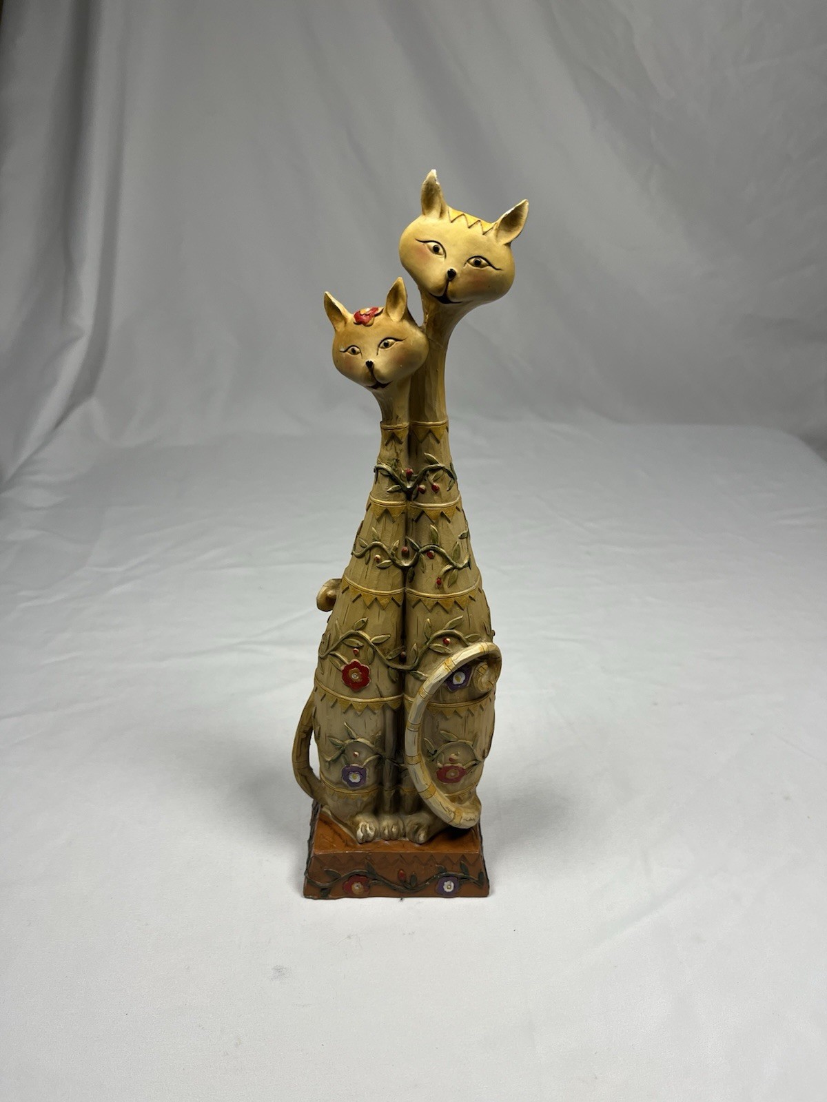 Vintage Seymour Mann 2 Cats Figurine 13\