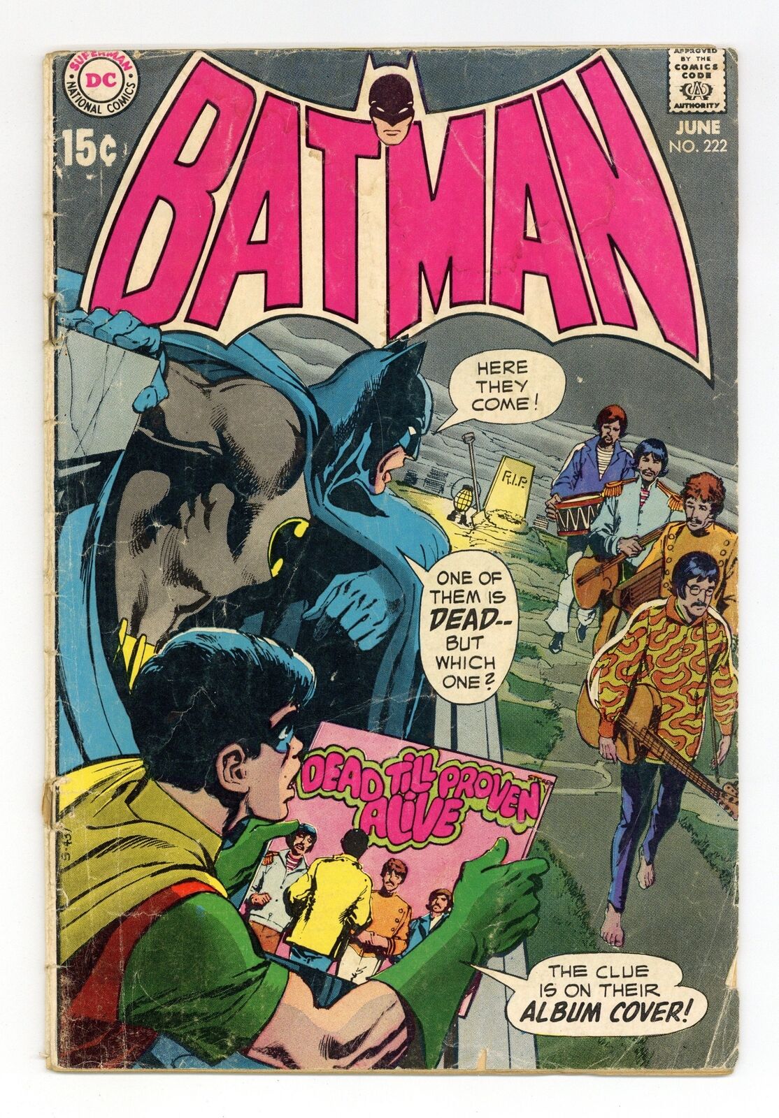 Batman #222 GD- 1.8 1970
