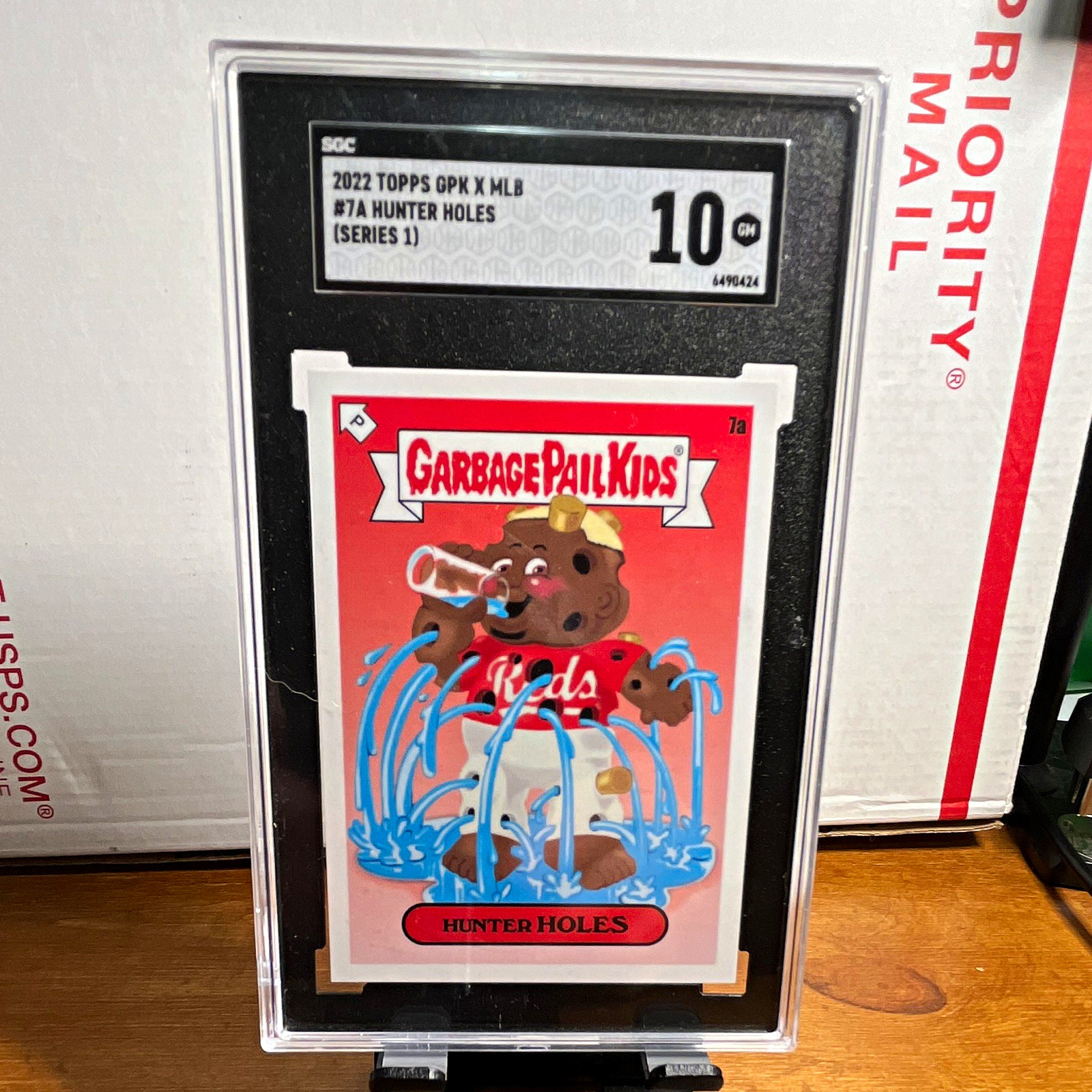 2022 Topps GPK x MLB Series 1 Hunter Holes #7a  Garbage Pail Kids SGC 10