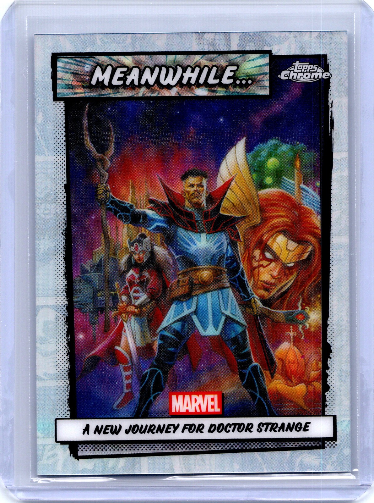 2026 Topps Chrome Marvel Comics A New Journey for Doctor Strange Meanwhile...