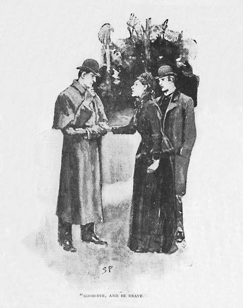 Good Bye And Be Brave 1892 Illustration The Adventure of Speckled - Old Photo