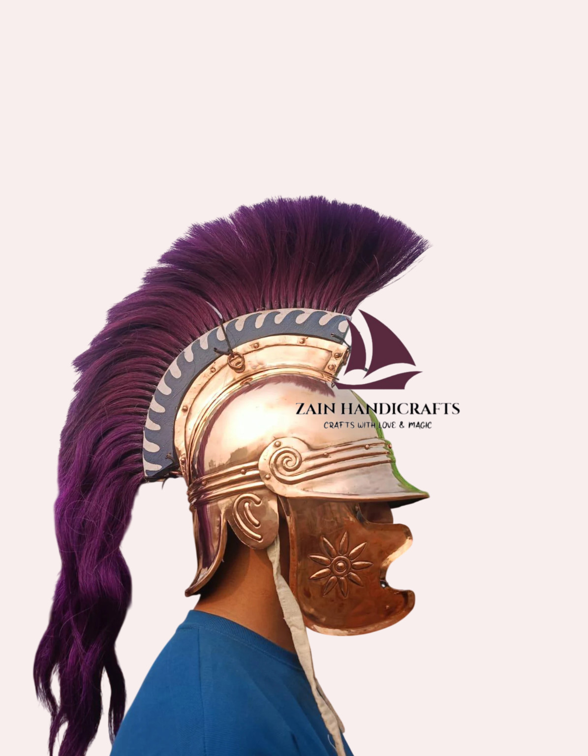 ZAIN Greek Thracian Helmet Ancient Attic Warrior Reenactment Bronze Halloween