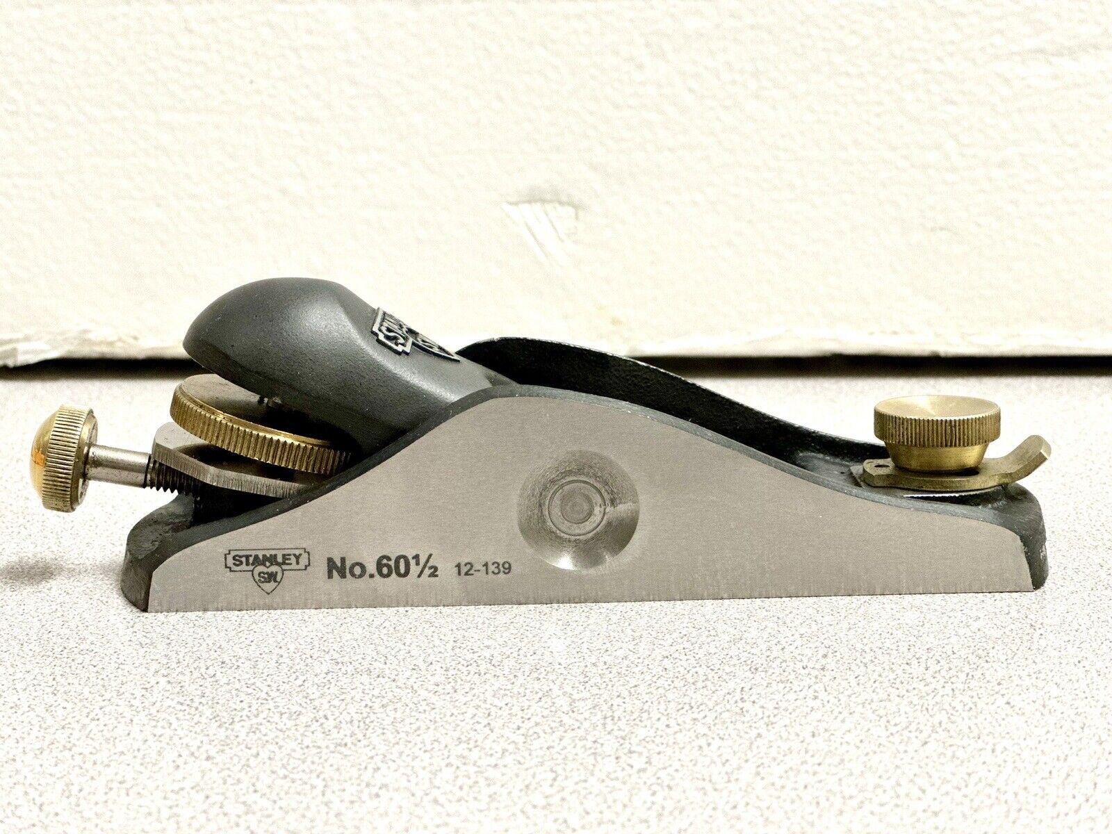 STANLEY No. 60-1/2 LOW ANGLE BLOCK PLANE - Flattened, Polished, Altra Sharp