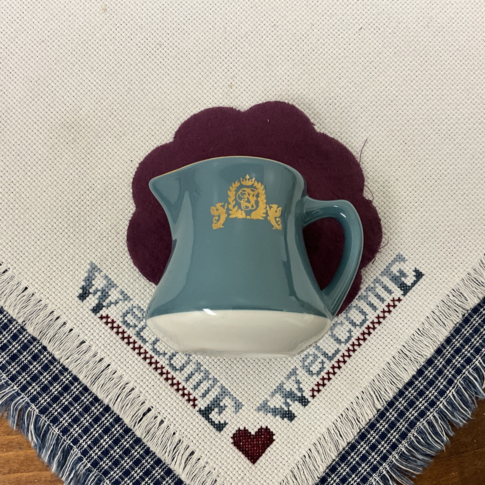 Vintage Fontainebleau Hotel Miami Beach Creamer Pitcher