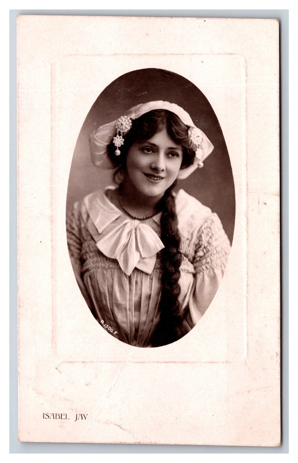 RPPC D\'Oyly Carte Opera Stage Actress Singer Miss Isabel Jay Postcard H18