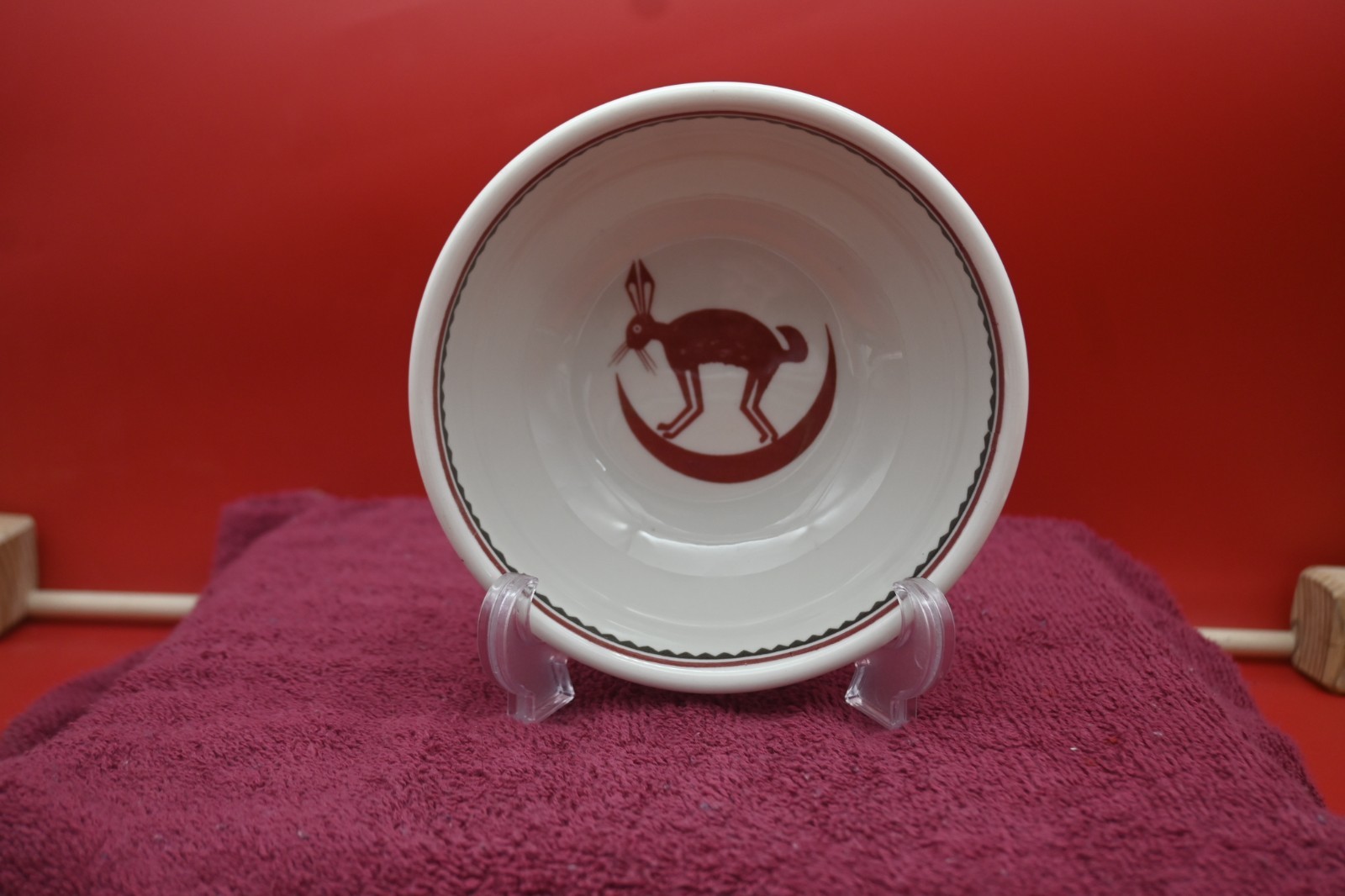 Original 1963 Syracuse China Mimbreño Santa Fe Railroad Cereal Bowl