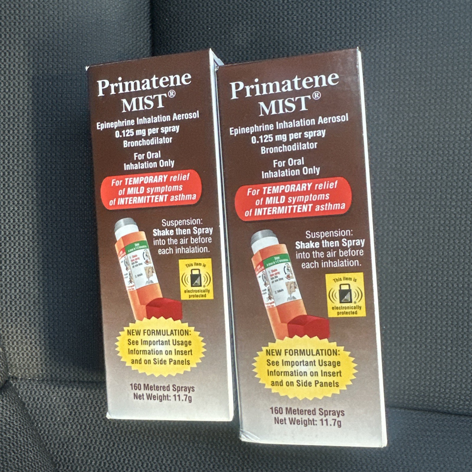 (2 pack) Primatene MIST Epinephrine Oral Inhalation Aerosol Fee Ship US