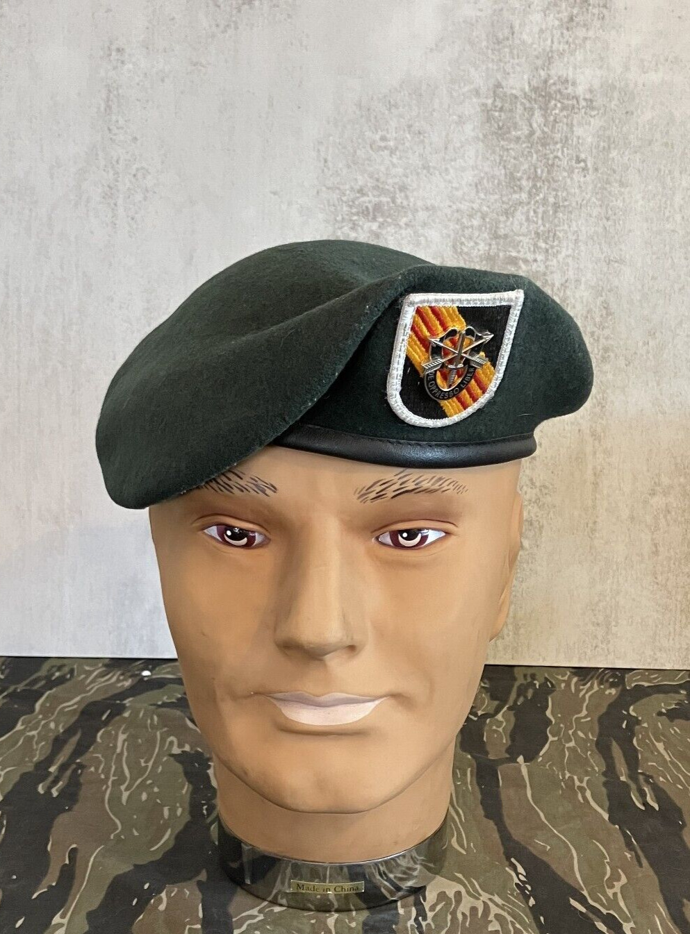 US Army 5th Special Forces Group Special Forces Beret by Bancroft size 7 3/8