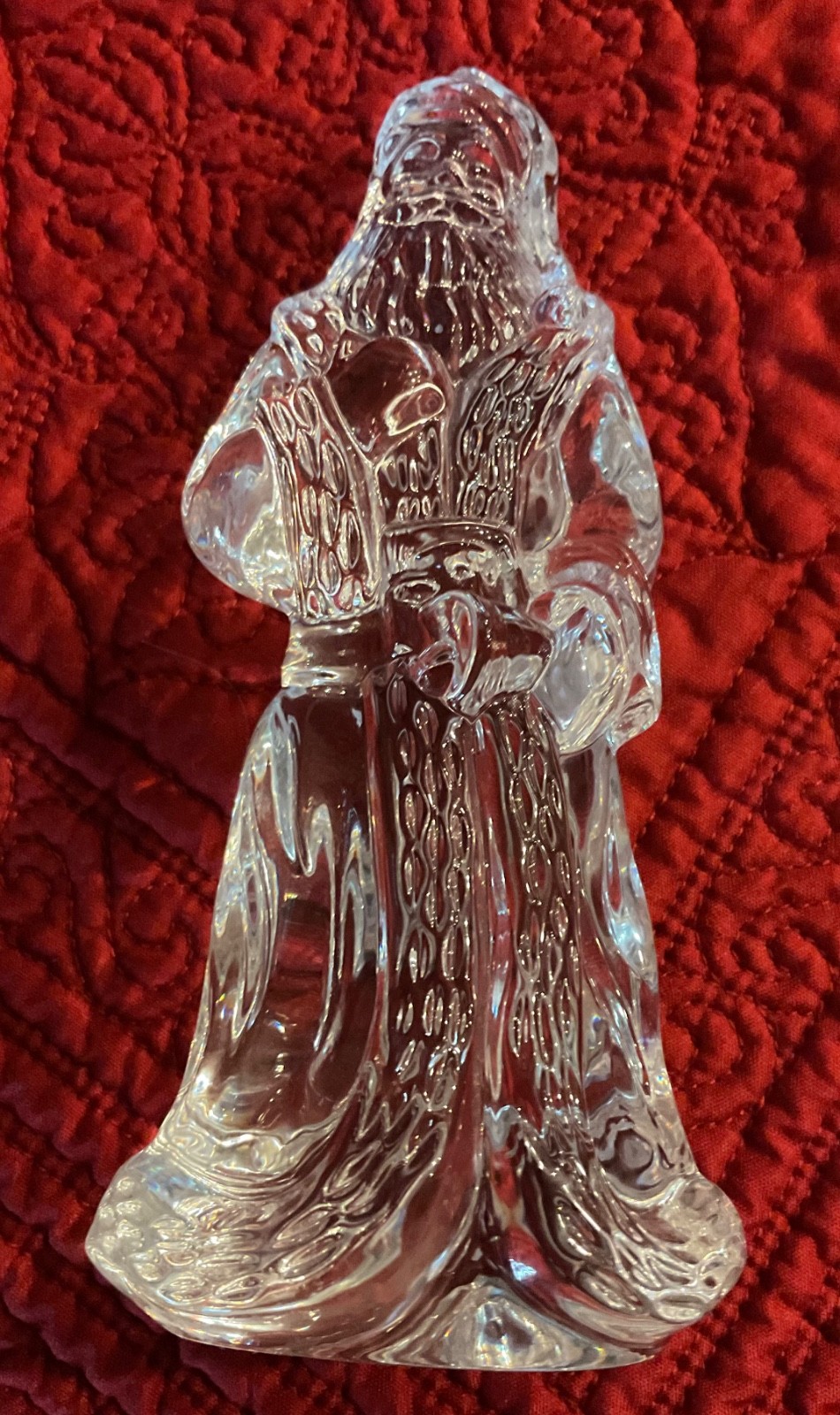 Waterford Crystal 1st Edition VICTORIAN SANTA 6.5” Christmas Sculpture Figurine