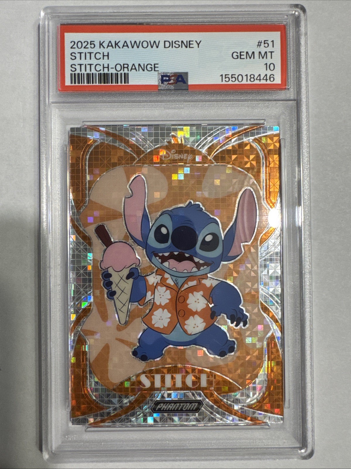 2025 Kakawow Disney Stitch Stitch-orange /50 #51  GEM MT 10