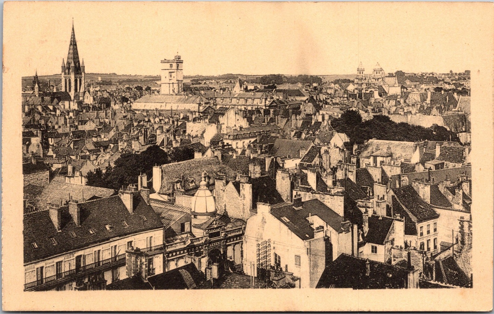 Levy et Neurdein Reunis Postcard Dijon Vue Générale LL Unposted French City View Levy et Neurdein Reunis Postcard Dijon Vue Générale LL Unposted French City View