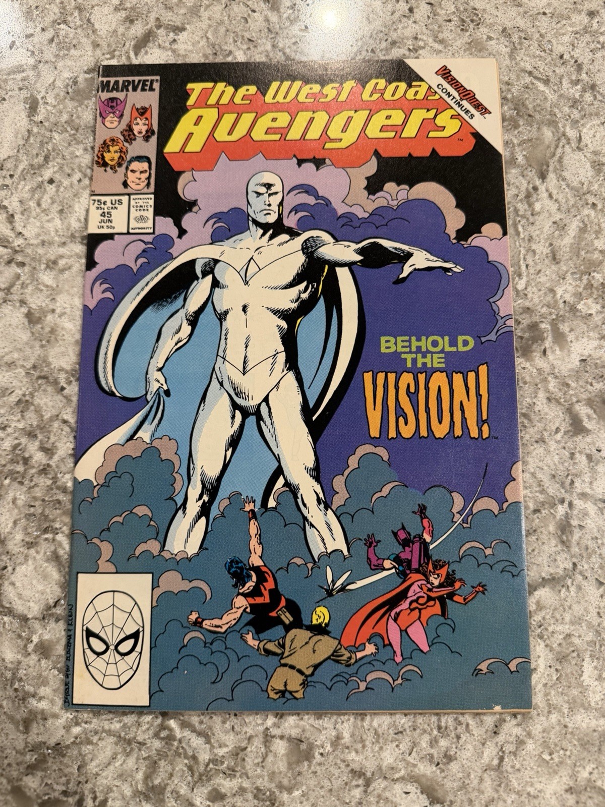 West Coast Avengers #45 (Marvel Comics June 1989)