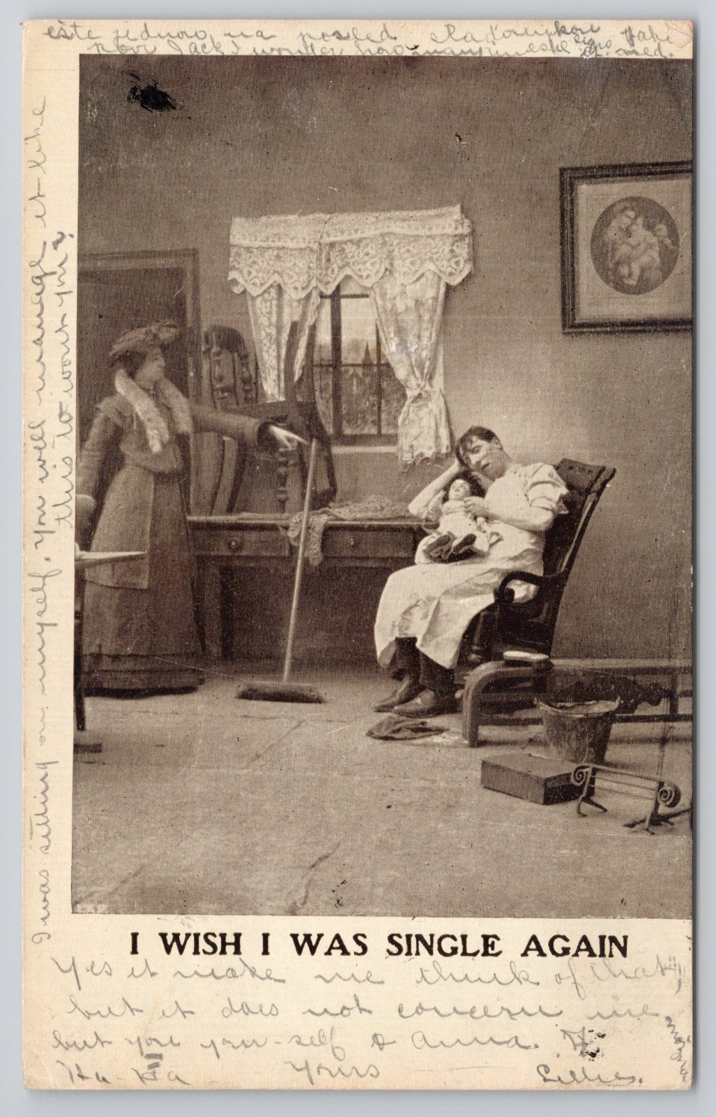 Antique Comic Postcard 