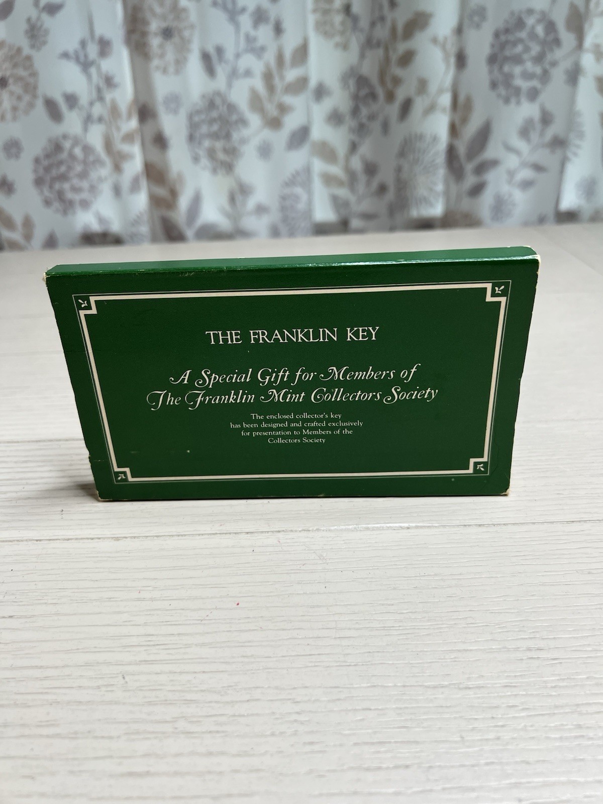 The Franklin Key Gift For Members Of The Franklin Mint Collectors Society 5.7”