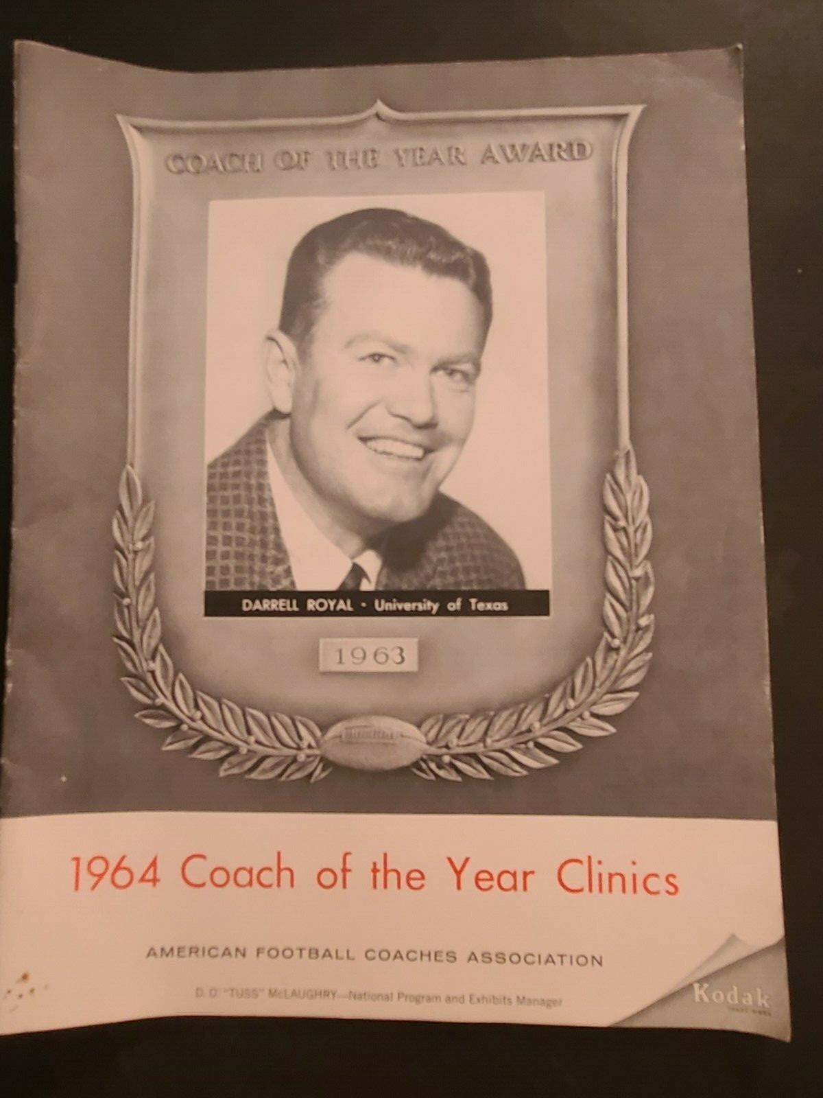 1964 Coach Of The Year Clinics American Football Coaches Association