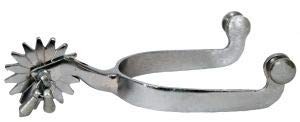 Showman Men\'s Size Nickel Plated Jingle Bob Spurs