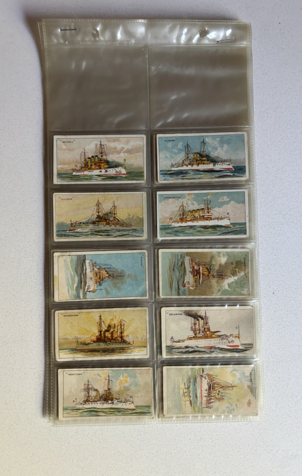 WD & HO Wills Cigarette Cards 1911 Capstan United States Warships Full Set of 25 WD & HO Wills Cigarette Cards 1911 Capstan United States Warships Full Set of 25
