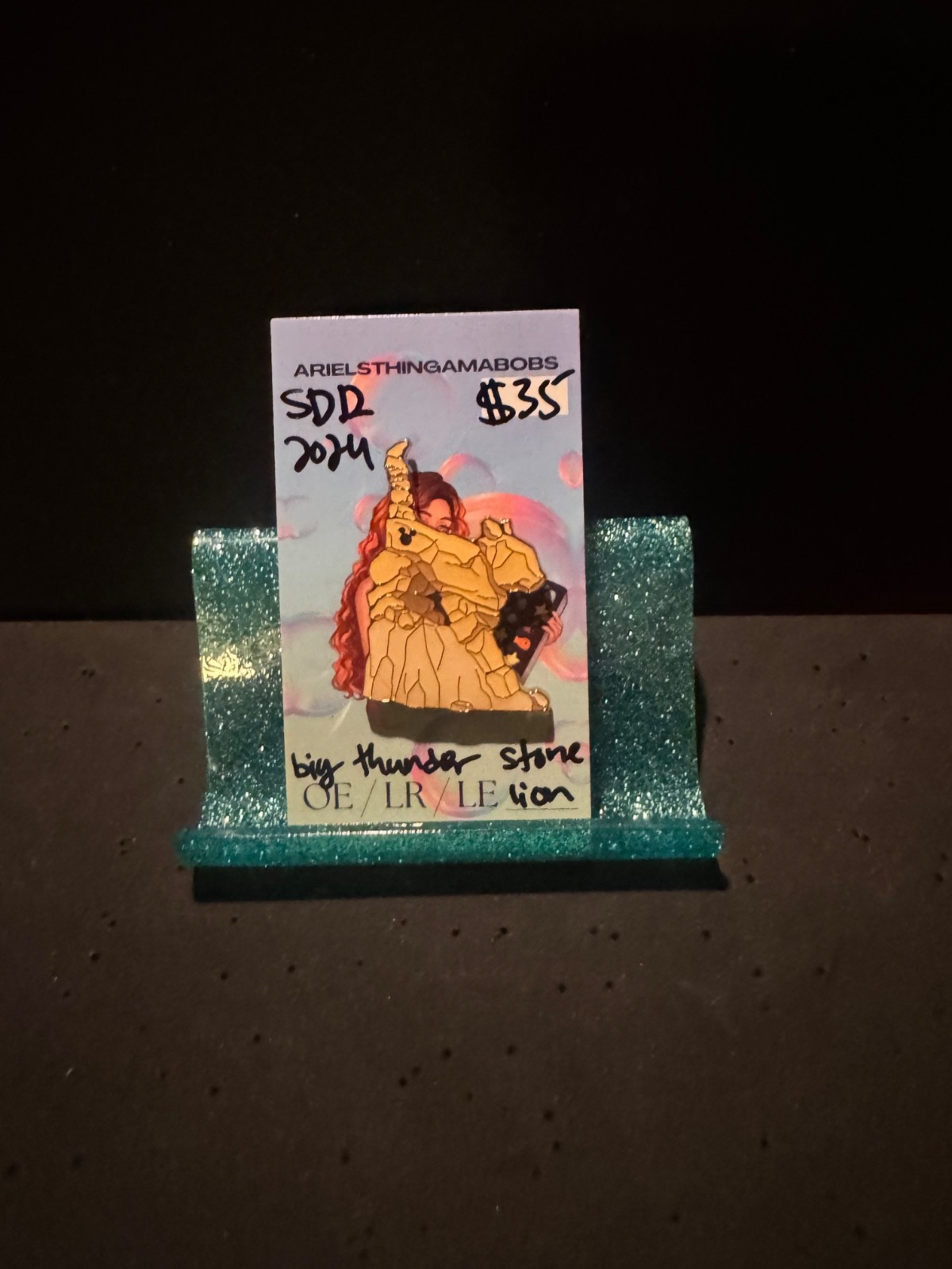 SDR Shanghai 2024 Hidden Mickey Big Thunder Lion Stone Pin