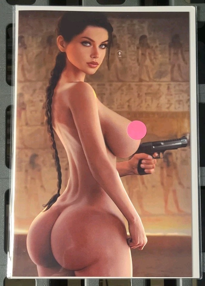 Bigg Pigg Origin Story #1 LARD Lara Croft Tomb Raider Virgin Variant - NM