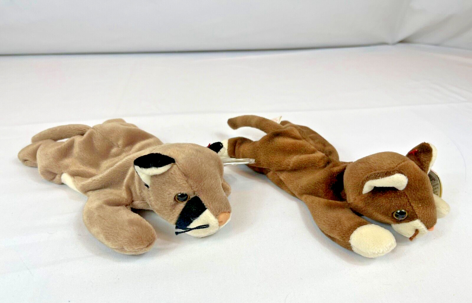 Canyon the cougar Ty Beanie Baby 1998 PE Retired Wildlife & Pounce 1997, Good