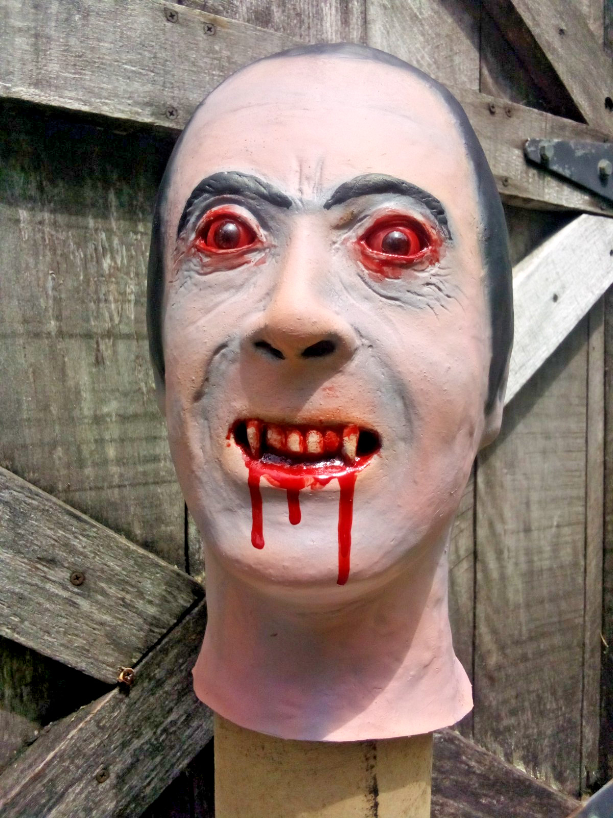 Christopher Lee Dracula Display Head Latex Monster Mask Halloween VampireCostume Christopher Lee Dracula Display Head Latex Monster Mask Halloween VampireCostume