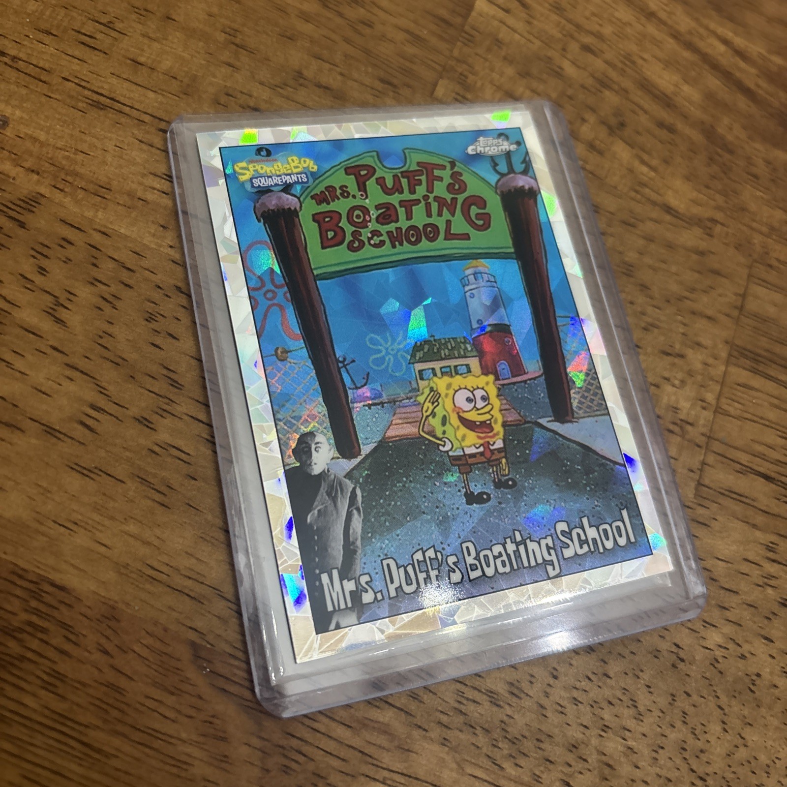 2025 Topps Chrome SpongeBob #123 Mrs. Puff’s Boating School /25 Night Shift SSP 2025 Topps Chrome SpongeBob #123 Mrs. Puff’s Boating School /25 Night Shift SSP