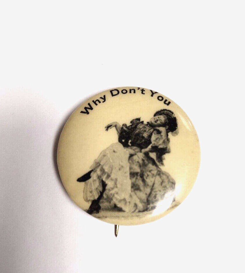 High Admiral Cigarette - Whitehead & Hoag - 1896 - Pinback - Why Don\'t You