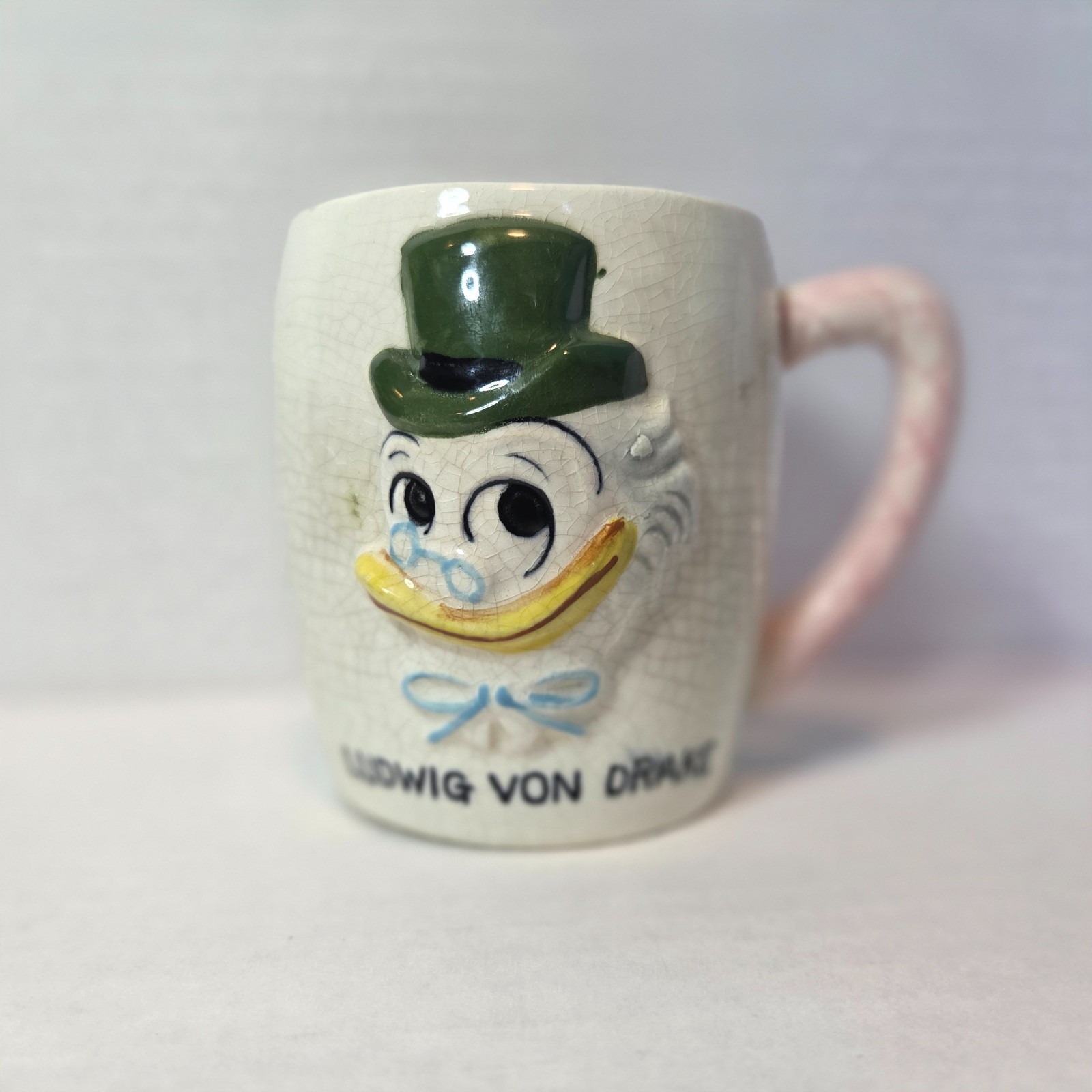 VINTAGE LUDWIG VON DRAKE DUCK 1961 WALT DISNEY PRODUCTIONS CERAMIC MUG