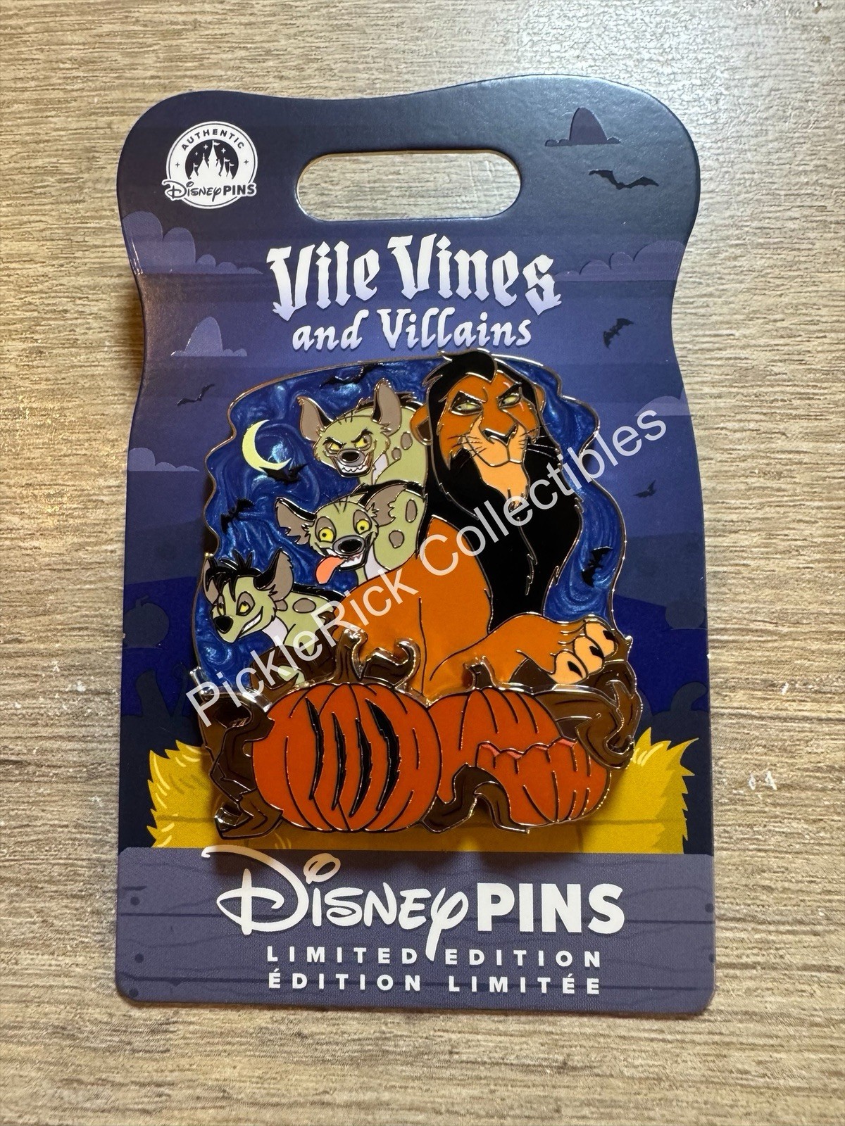 Disney Parks Pin 2026 Halloween Villains The Lion King Scar LE 4000