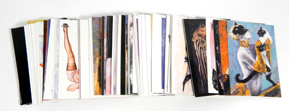 2001 Comic Images Olivia's New Models Trading Card Set (72) Nm/Mt