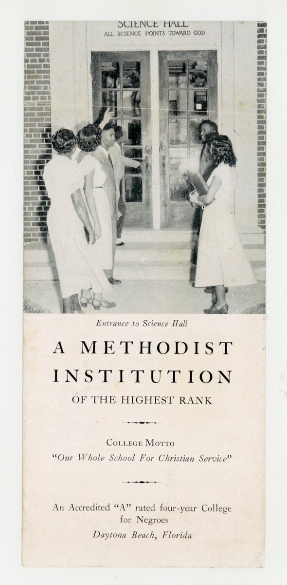 Mary McLeod Bethune 1947 Black College Cookman University Daytona Civil Rights