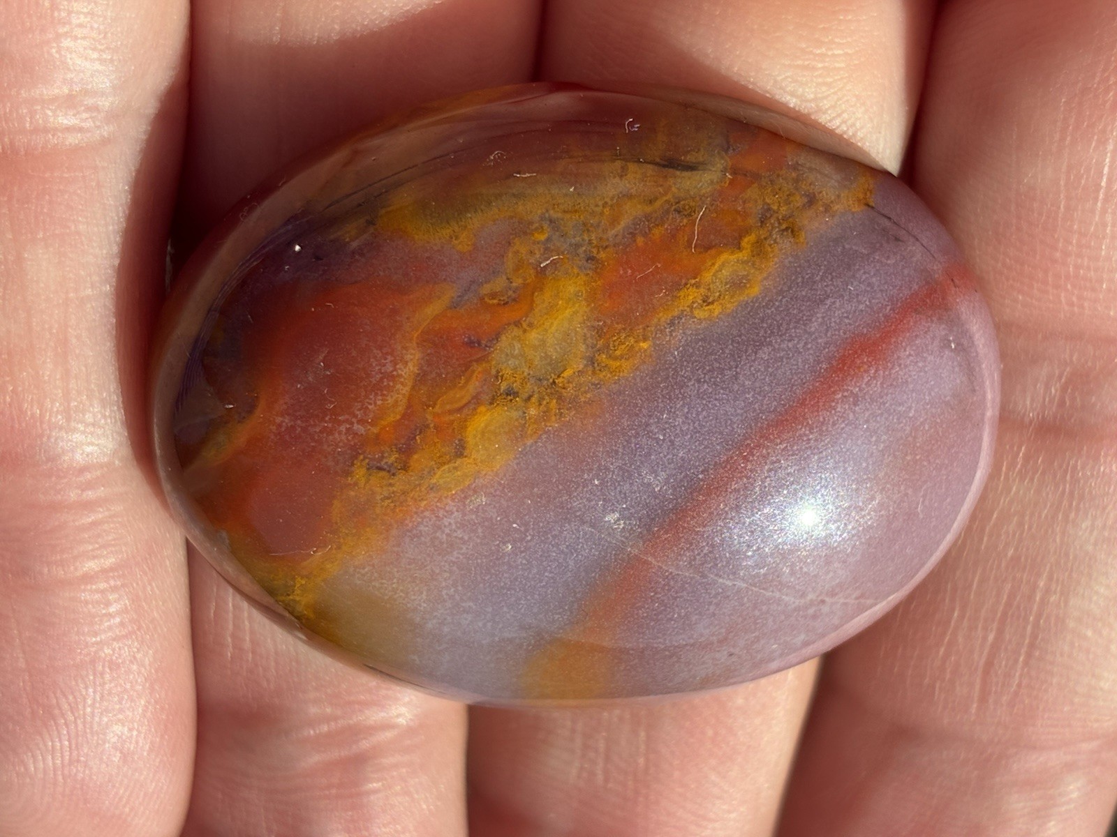 polychrome jasper cabochon