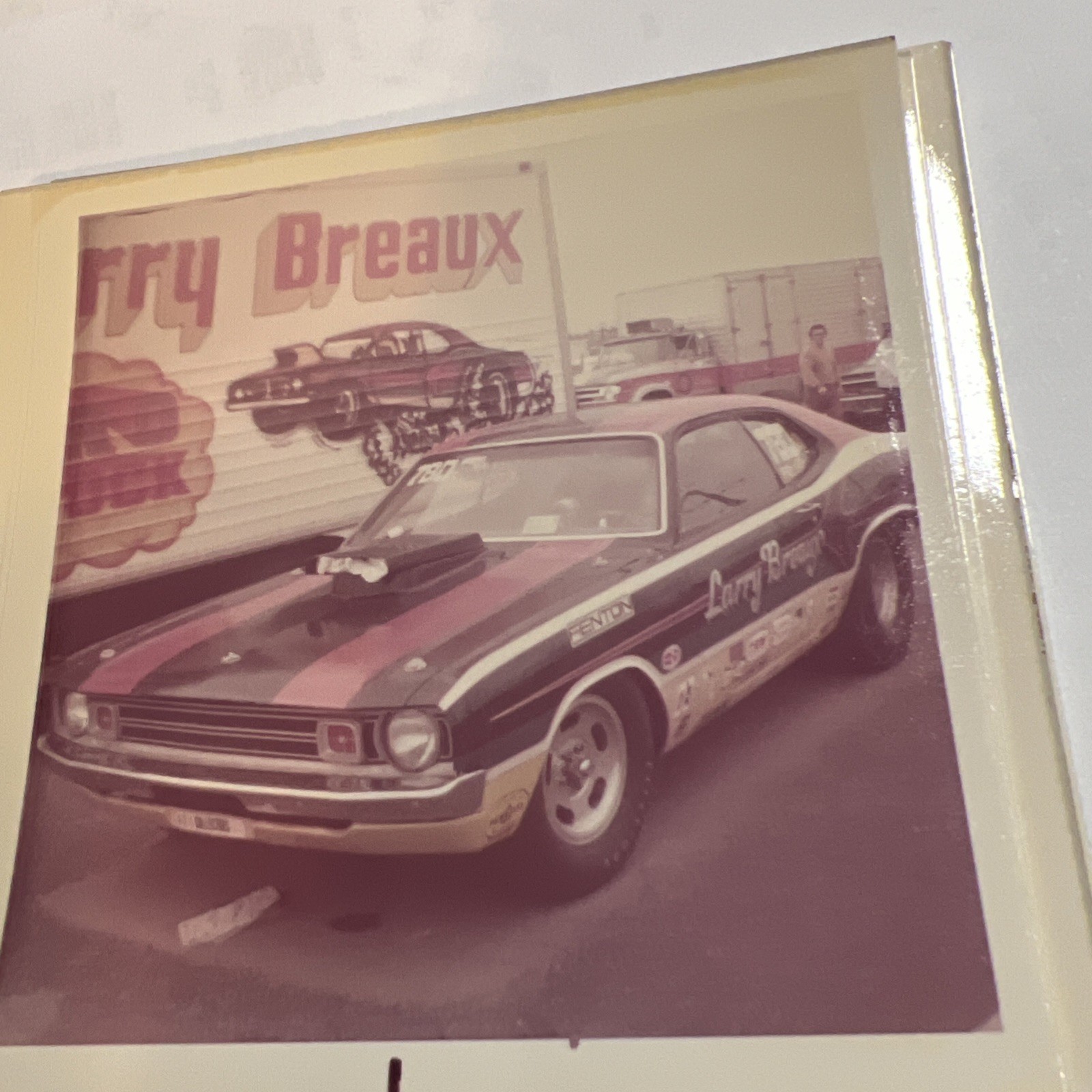 Vintage Drag Racing Photo 3.5” X 3.5” 1970’s
