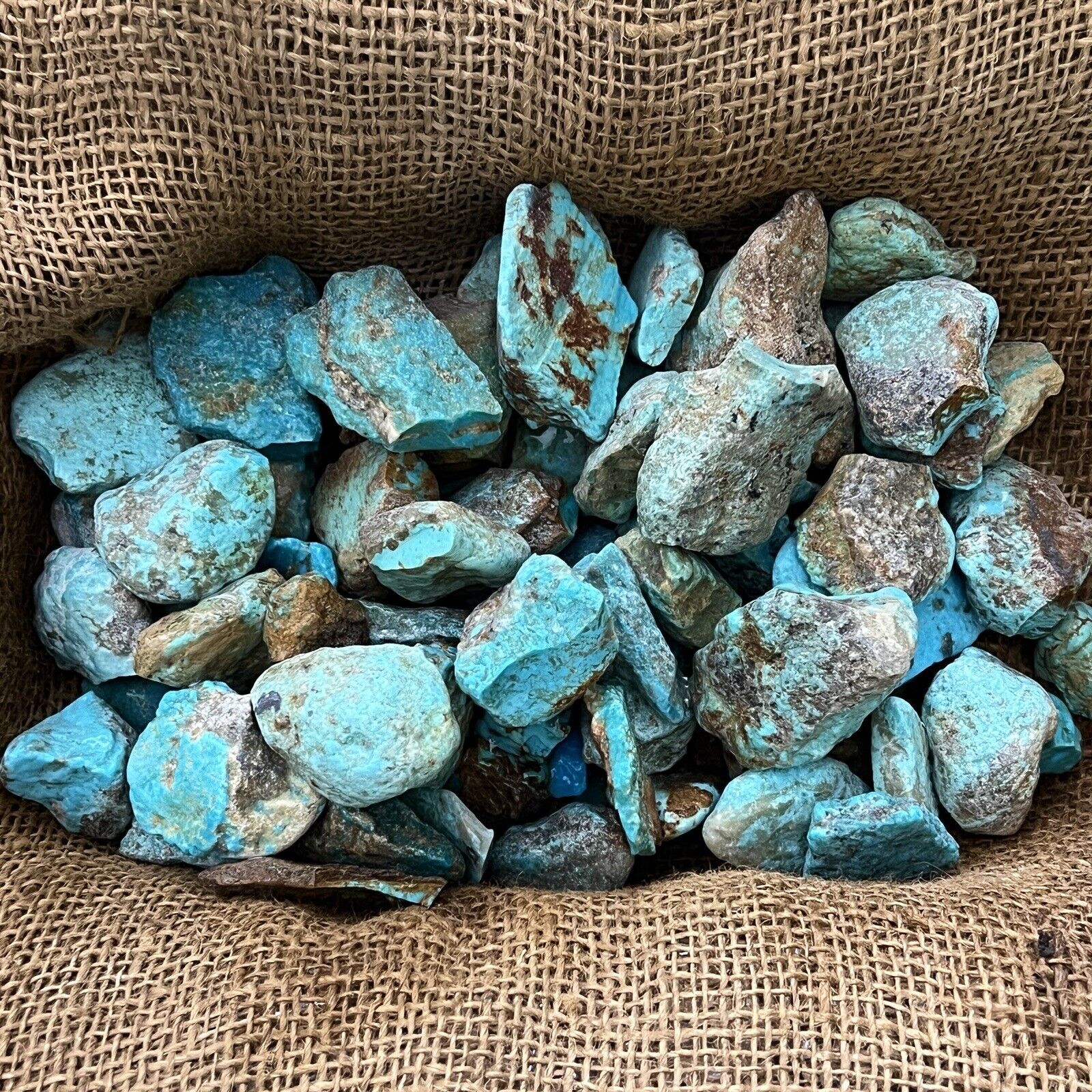 3000 Carat Lots of Old Stock Kingman, AZ Turquoise  Rough - VERY HIGH END