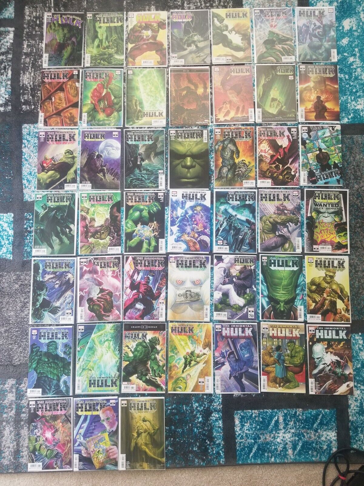 NM/NM+ IMMORTAL HULK LOT #1-46 COMPLETE FIRST PRINTS SET ALL COVER A 1 2 3 4 45