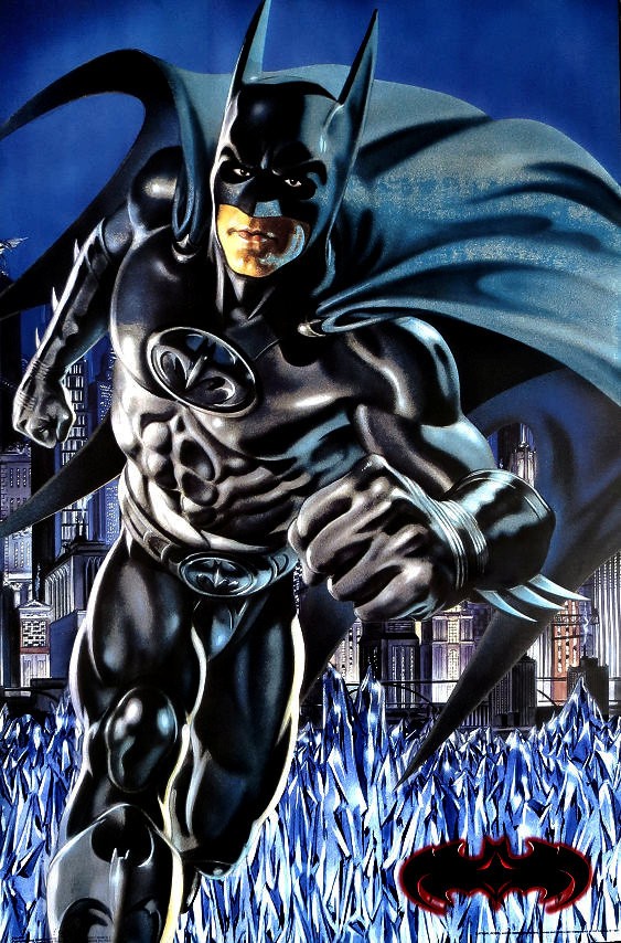 Batman DC Comics Super Hero Glow In The Dark Poster 35 x 23