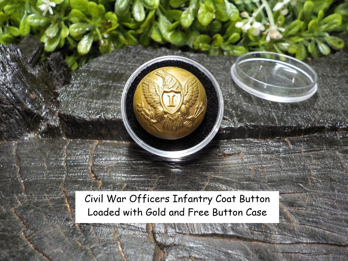Old Rare Vintage Antique Civil War Relic Eagle Infantry Coat Button Free Case Old Rare Vintage Antique Civil War Relic Eagle Infantry Coat Button Free Case